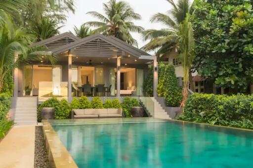 Absolute Oceanfront Luxury Villa For Sale In Natai Beach