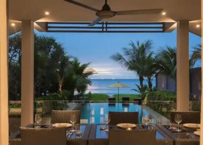 Absolute Oceanfront Luxury Villa For Sale In Natai Beach