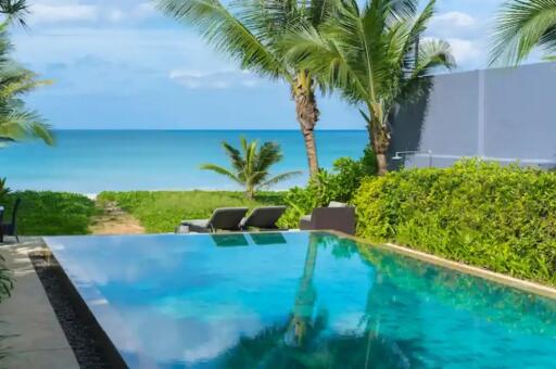 Absolute Oceanfront Luxury Villa For Sale In Natai Beach