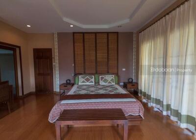 Two-story single house with 5 bedrooms and 6 bathrooms, located in the San Sai area, close to HomePro San Sai.