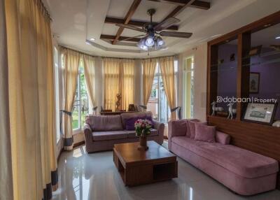 Two-story single house with 5 bedrooms and 6 bathrooms, located in the San Sai area, close to HomePro San Sai.