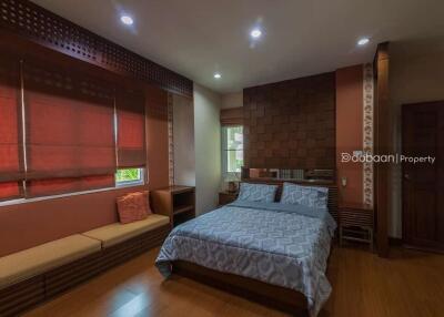 Two-story single house with 5 bedrooms and 6 bathrooms, located in the San Sai area, close to HomePro San Sai.