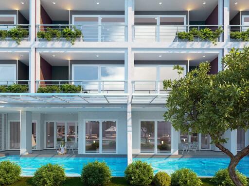 2 Bedroom Condo with Private Swimming Pool at Babylon Sky Garden II - Type D