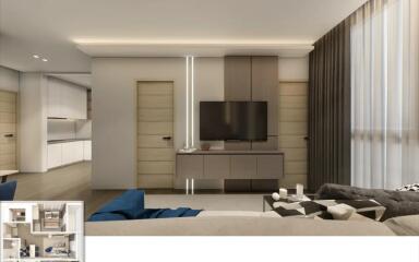 2 Bedroom Condo for Sale in Utopia Lux Glam, Naiharn - Type B1