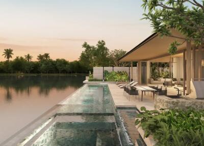 Beachfront 3 Bedroom Lagoon Pool Villa in Banyan Tree Grand Residences