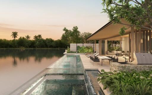 Beachfront 3 Bedroom Lagoon Pool Villa in Banyan Tree Grand Residences