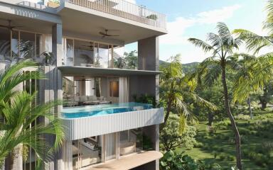 Luxury Beachfront 3-Bedroom Triplex in Banyan Tree Beach Residences in Layan