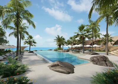 Luxury Beachfront 2-Bedroom Condo in Garrya Residences, Bangtao - Type A