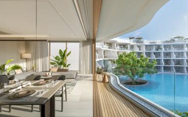 Luxury Beachfront 2-Bedroom Condo in Garrya Residences, Bangtao - Type A