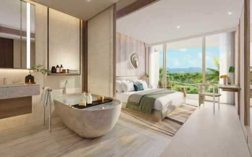 Luxury Beachfront 2-Bedroom Condo in Garrya Residences, Bangtao - Type A