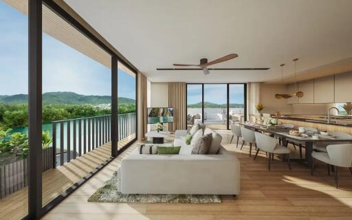 1-Bedroom Laguna Lakelands Lakeview Residences - 1B