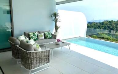 2 Bedroom Ocean View Private Pool Resale Condo in Andamaya Surin