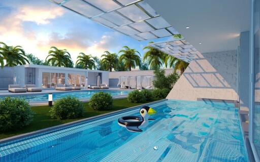 2 Bedroom Condo with Private Swimming Pool for Sale at Babylon Sky Garden II - Type A & B