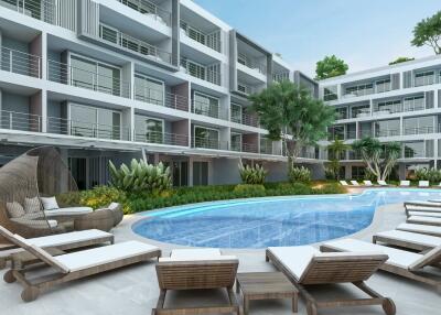 2 Bedroom Condo with Private Swimming Pool for Sale at Babylon Sky Garden II - Type A & B