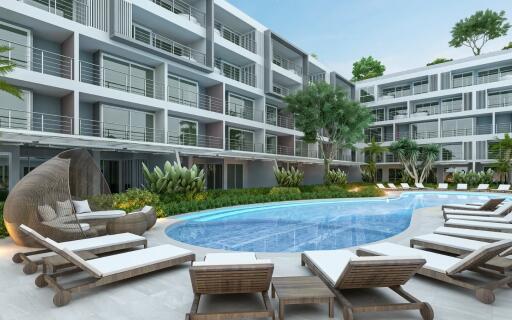 2 Bedroom Condo with Private Swimming Pool for Sale at Babylon Sky Garden II - Type A & B