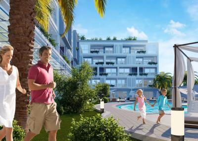 2 Bedroom Condo with Private Swimming Pool for Sale at Babylon Sky Garden II - Type A & B