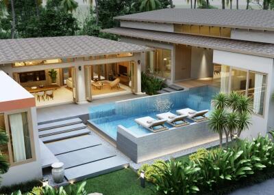 4 Bedroom Private Pool Villa Near Boat Avenue - Celestia Villas