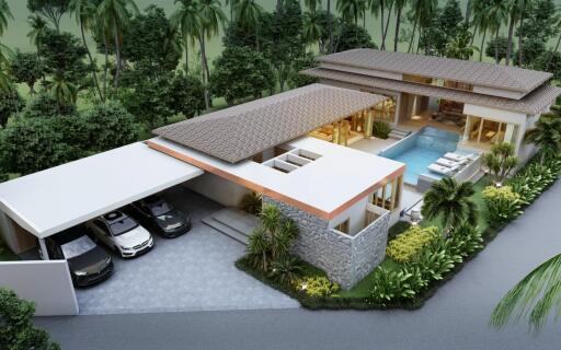 4 Bedroom Private Pool Villa Near Boat Avenue - Celestia Villas