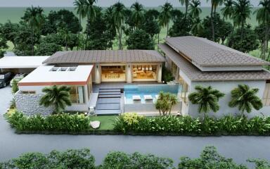 4 Bedroom Private Pool Villa Near Boat Avenue - Celestia Villas