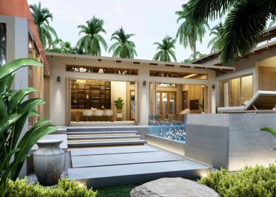 4 Bedroom Private Pool Villa Near Boat Avenue - Celestia Villas