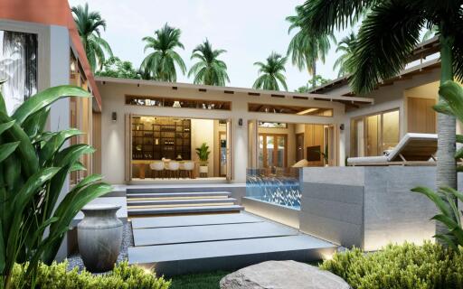 4 Bedroom Private Pool Villa Near Boat Avenue - Celestia Villas