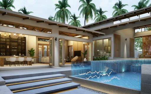 4 Bedroom Private Pool Villa Near Boat Avenue - Celestia Villas