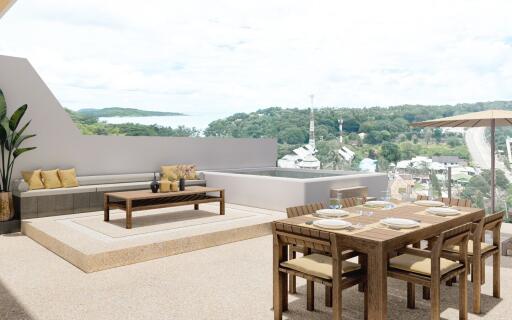 Brand New Penthouse for Sale at Pandora Residences, Rawai