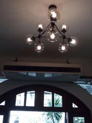 Modern ceiling light and air conditioning unit