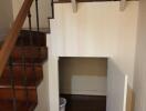 Staircase with under-stair storage