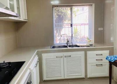 Modern kitchen with appliances and cabinetry