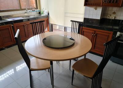 Kitchen with dining area