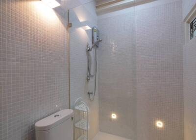 Modern bathroom with shower