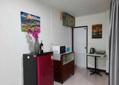 Small kitchen area with appliances