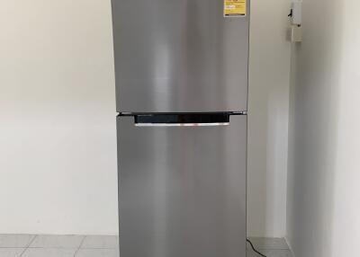 Refrigerator in kitchen