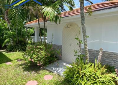 Front entrance of the property with garden