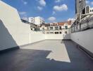 Rooftop with skyline view