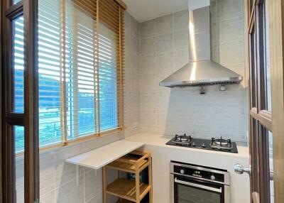 Kitchen with modern appliances and natural light