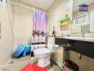 Bathroom with modern fixtures