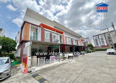 View of a residential townhouse complex