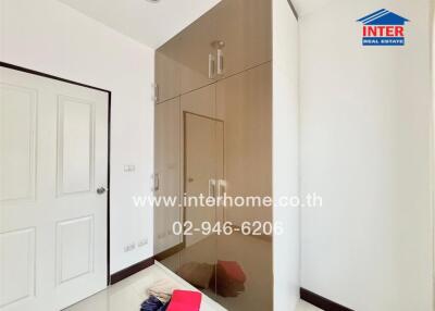 Bedroom interior with wardrobe