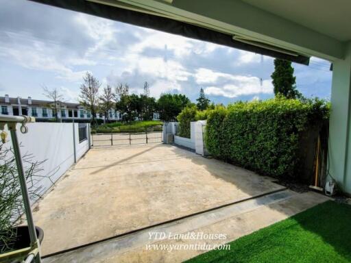 View of the driveway and surroundings from the house