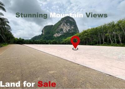 Land for Sale with Stunning Mountain Views