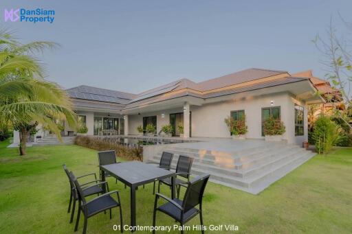 Contemporary Golf Villa in Hua Hin at Palm Hills Golf Resort