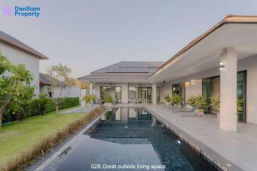 Contemporary Golf Villa in Hua Hin at Palm Hills Golf Resort