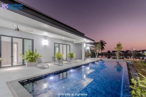 Contemporary Golf Villa in Hua Hin at Palm Hills Golf Resort