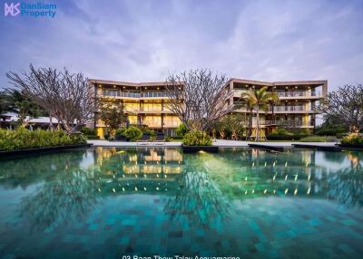 Luxury Beachfront Condo In Cha-Am at Baan Thew Talay Aquamarine