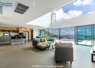 Luxury Samui 3-Bedroom Seaview Villa at Saitara Peak