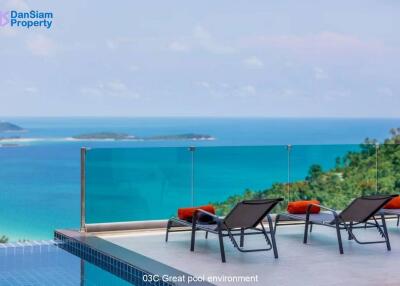 Luxury Samui 3-Bedroom Seaview Villa at Saitara Peak