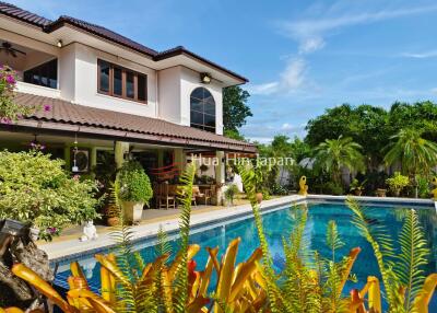 Solid 4 bedroom Pool Villa On 1 Rai Land near town for Sale in Hua Hin (Unfurnished)