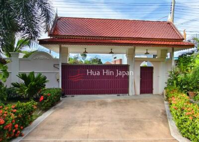 Solid 4 bedroom Pool Villa On 1 Rai Land near town for Sale in Hua Hin (Unfurnished)